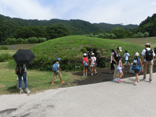大室古墳群見学